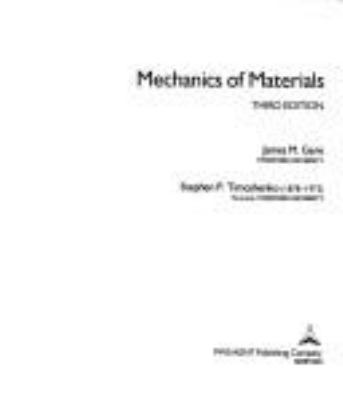 Mechanics of Materials 0534921744 Book Cover