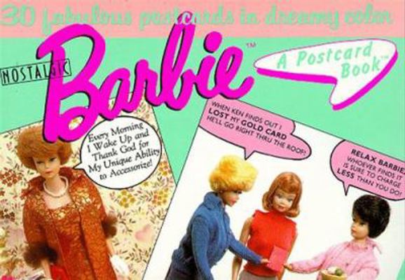 Nostalgic Barbie: A Postcard Book 0894718207 Book Cover