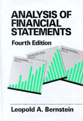 Analysis of Financial Statements 1556239300 Book Cover