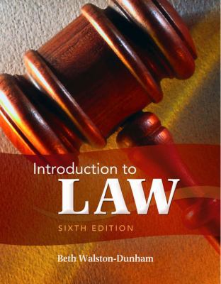 Introduction to Law 1111311897 Book Cover