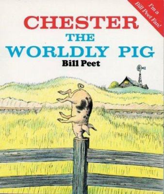 Chester the Worldly Pig Book & Cassette [With B... [Large Print] 0395857589 Book Cover