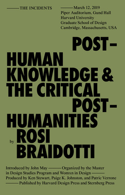 Posthuman Knowledge and the Critical Posthumani... 3956796101 Book Cover