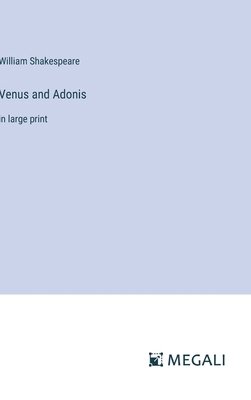 Venus and Adonis: in large print 3387005695 Book Cover