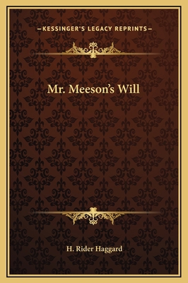 Mr. Meeson's Will 1169273157 Book Cover