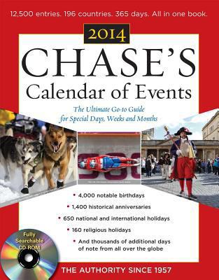 CD-ROM Chase's Calendar of Events 2014 Book