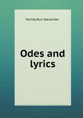 Odes and Lyrics 551844303X Book Cover
