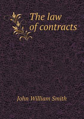 The law of contracts 5518588798 Book Cover