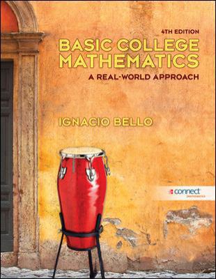 Basic College Mathematics: A Real-World Approach 0077343301 Book Cover