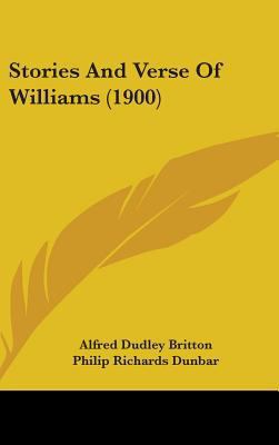Stories And Verse Of Williams (1900) 1436634679 Book Cover