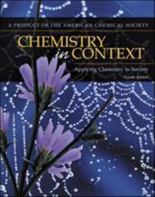 Chemistry in Context: Applying Chemistry to Soc... 0072410159 Book Cover