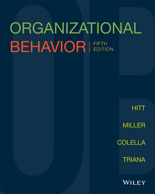 Organizational Behavior 1119391733 Book Cover