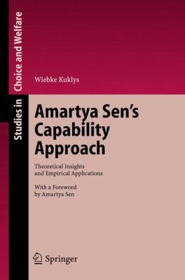 Amartya Sen's Capability Approach: Theoretical ... 3642065627 Book Cover