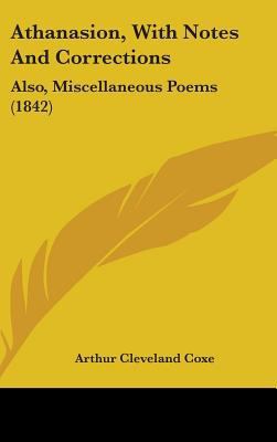 Athanasion, with Notes and Corrections: Also, M... 1436919169 Book Cover
