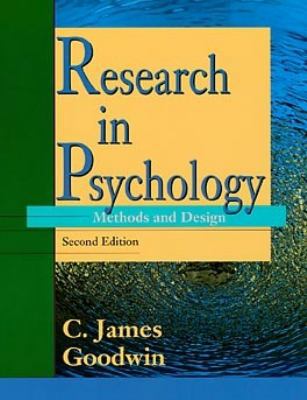 Research in Psychology: Methods and Design 0471199869 Book Cover