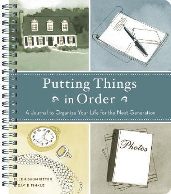 Putting Things in Order: A Journal to Organize ... B0073WX1Q8 Book Cover