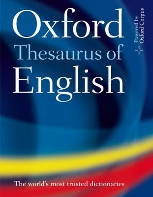 Oxford Thesaurus of English B00726VB9O Book Cover