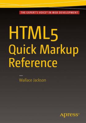 HTML5 Quick Markup Reference 1430265353 Book Cover