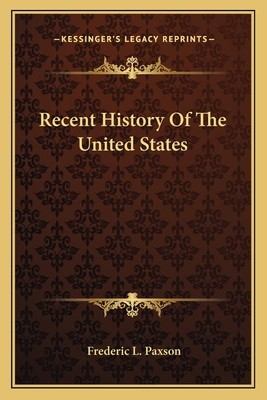 Recent History Of The United States 1163803030 Book Cover