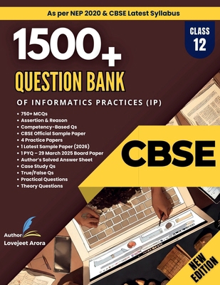 Question Bank Class 12 CBSE - Informatics Pract... B0DNM8L9DL Book Cover