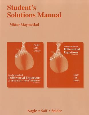 Fundamentals of Differential Equations/Fundamen... 0321748344 Book Cover
