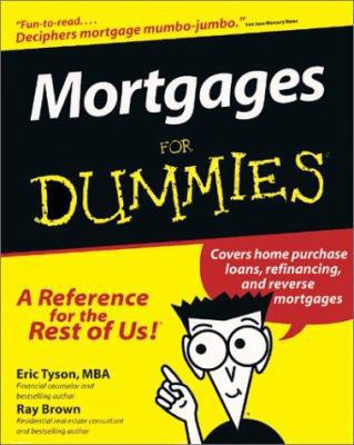 Mortgages For Dummies 0764551477 Book Cover