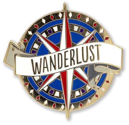 Enamel Pin Wanderlust 1441327479 Book Cover