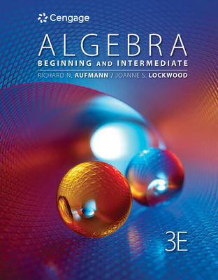 Algebra: Beginning and Intermediate 1133525059 Book Cover