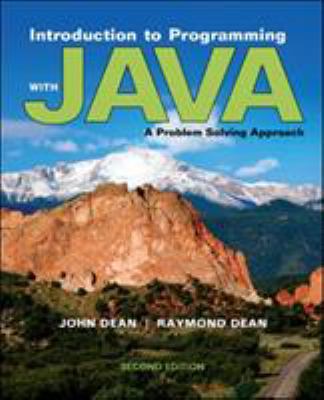 Introduction to Programming with Java: A Proble... 007337606X Book Cover