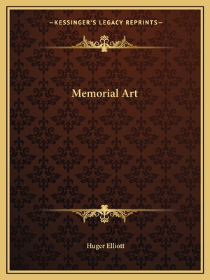 Memorial Art 1162582375 Book Cover