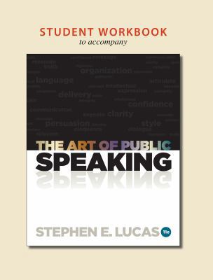 Student Workbook to accompany The Art of Public... 007742820X Book Cover
