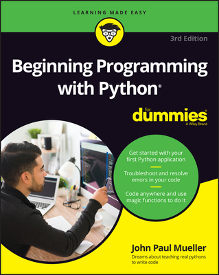 Beginning Programming with Python for Dummies 1119913772 Book Cover