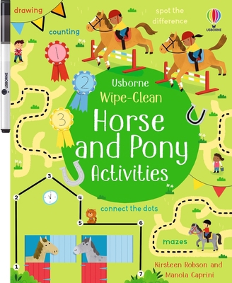 Wipe-Clean Horse and Pony Activities 1836051115 Book Cover