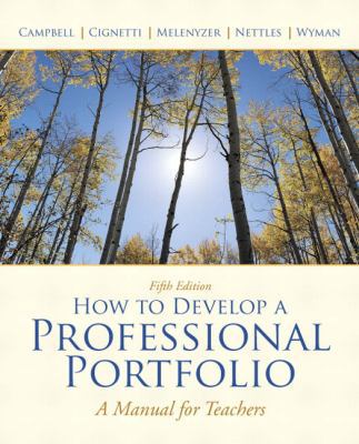 How to Develop a Professional Portfolio: A Manu... 0137034547 Book Cover