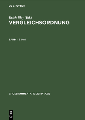 § 1-81 [German] 3111099970 Book Cover