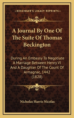 A Journal By One Of The Suite Of Thomas Becking... 116528989X Book Cover