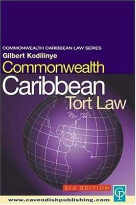 Commonwealth Caribbean Tort Law 1859417272 Book Cover