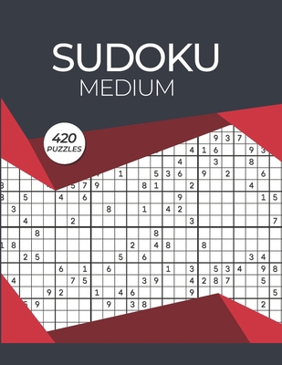 Sudoku Medium 420 Puzzles: sudoku book for adul... B08B384KVT Book Cover