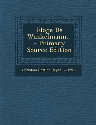 Eloge de Winkelmann... [French] 1295373815 Book Cover