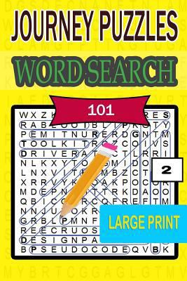 Journey Large Print Word Search Book 2 [Large Print] 1508685940 Book Cover