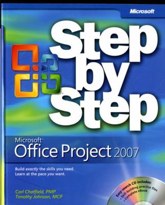 Microsoft Office Project 2007 Step by Step [Wit... B005SN4VN6 Book Cover