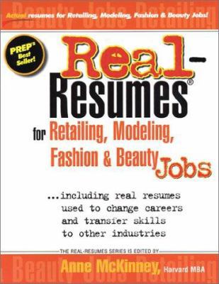 Real-Resumes for Retailing, Modeling, Fashion a... 188528831X Book Cover
