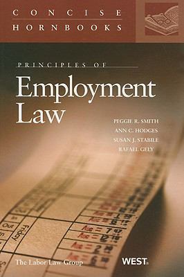 Principles of Employment Law (Concise Hornbook ... 031416877X Book Cover