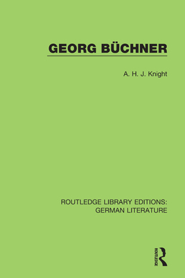 Georg Büchner 0367856166 Book Cover