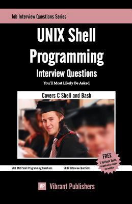 UNIX Shell Programming Interview Questions You'... 1463689004 Book Cover