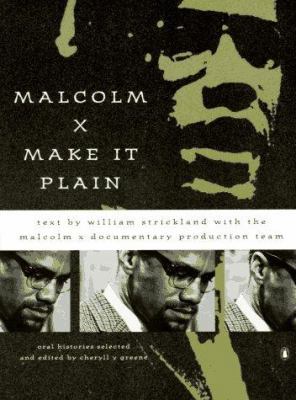Malcolm X: Make It Plain 0140177132 Book Cover