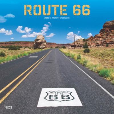 Route 66 2025 12 X 24 Inch Monthly Square Wall ... 197547564X Book Cover