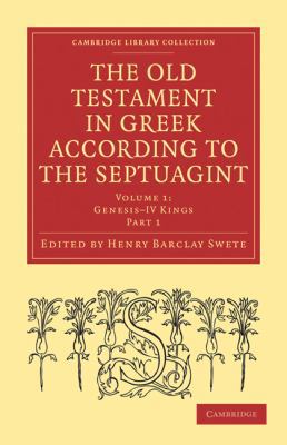 The Old Testament in Greek According to the Sep... 110800721X Book Cover