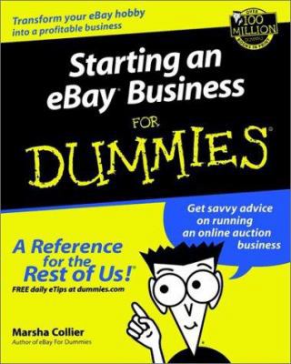 Starting an Ebay Business for Dummies 0764515470 Book Cover