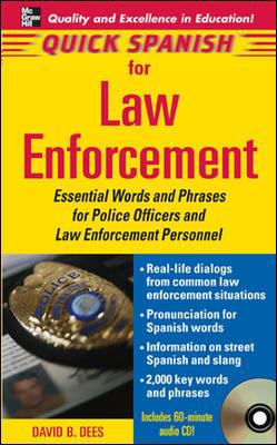 Quick Spanish Law Enforcement Package (Book + 1... 0071460217 Book Cover