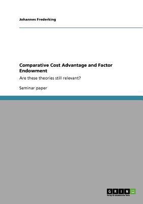 Comparative Cost Advantage and Factor Endowment... 3640536495 Book Cover